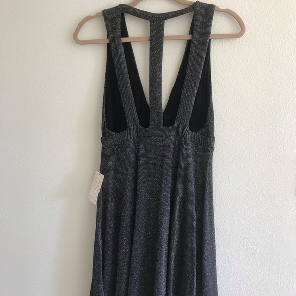 NWT Free People Black Mini Dress - Picture 3 of 3